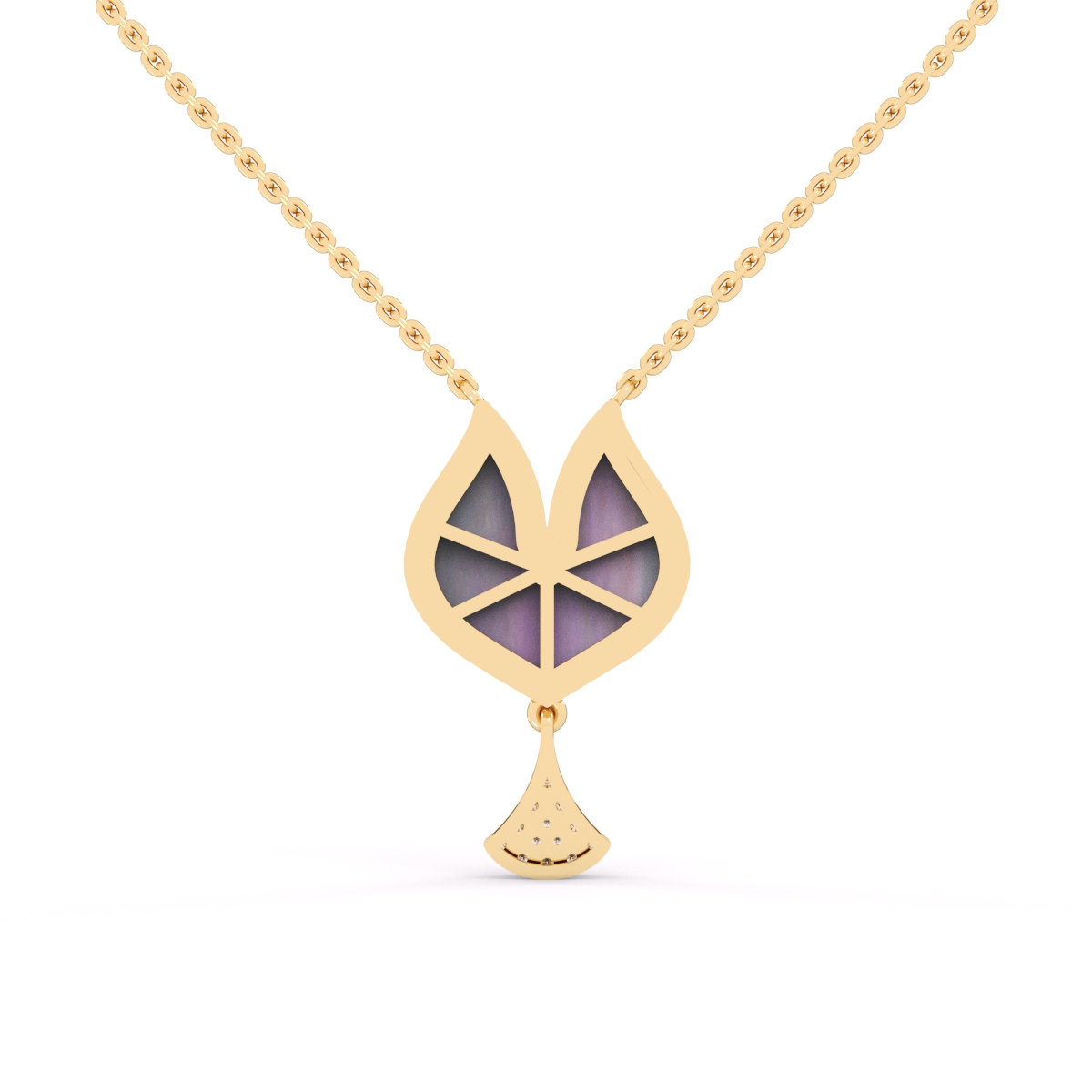 Elegant and luxurious Rose gold Diamond Necklace